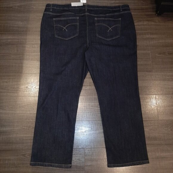 NEW Penningtons D/C Straight Leg Jeans Straight Fit Dark Wash Stretch Denim - Picture 11 of 14